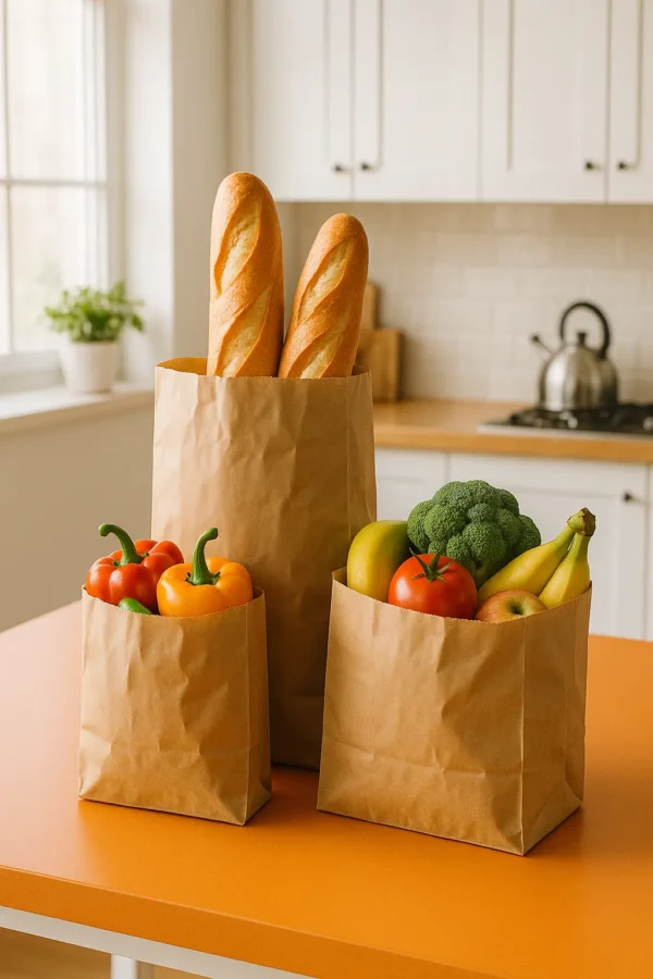 Kraft Paper Grocery Bag  – Eco-Friendly & Durable