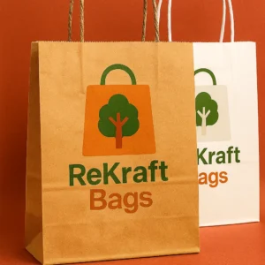 Kraft Paper Bag with Twisted Handle – Eco-Friendly & Durable